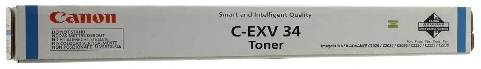 Тонер Canon C-EXV34 3783B002AA голубой