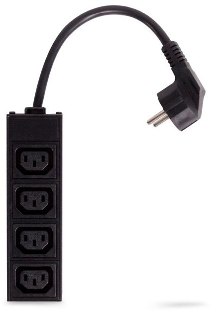 SVC Schuko - 4xC13 черный