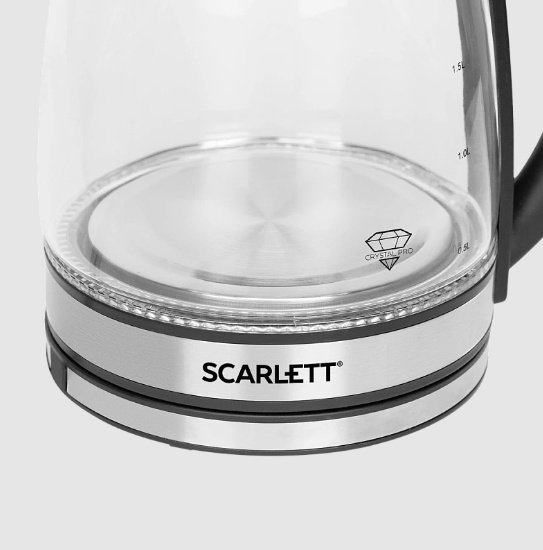 Электрочайник Scarlett SC-EK27G54 черный - ForteMarket Электрочайник Scarlett SC-EK27G54 черный купить,0