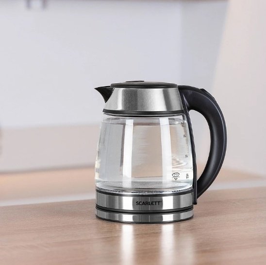 Электрочайник Scarlett SC-EK27G54 черный - ForteMarket Электрочайник Scarlett SC-EK27G54 черный купить,0