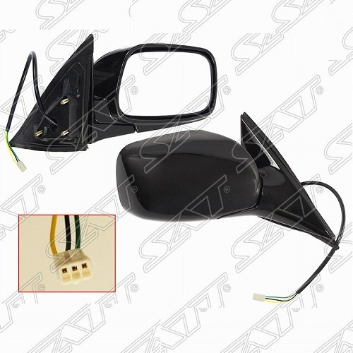 Зеркало в сборе SAT левое для Toyota Camry 2001-2006