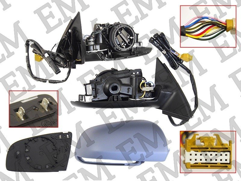 Зеркало в сборе SAT ST-AU26-940-1 правое для Audi A4 2001-2005 купить,NaN