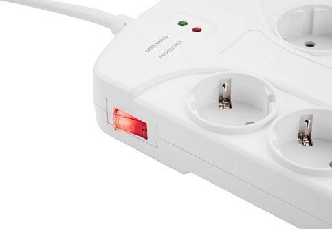 Сетевой фильтр 2E SP815M3USBWH 3 м