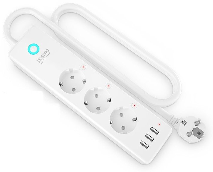 Сетевой фильтр Gosund Wi-Fi Smart Power Strip P1 1.5 м