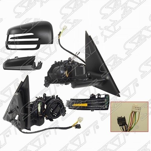 Зеркало в сборе SAT правое для Mercedes-Benz GLK 220, GLK 250, GLK 280, GLK 300, GLK 350 2009-2015