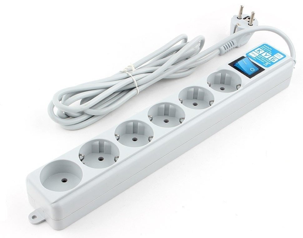 Сетевой фильтр Power Cube SPL(5&#43;1)-16B-P-3M 3 м