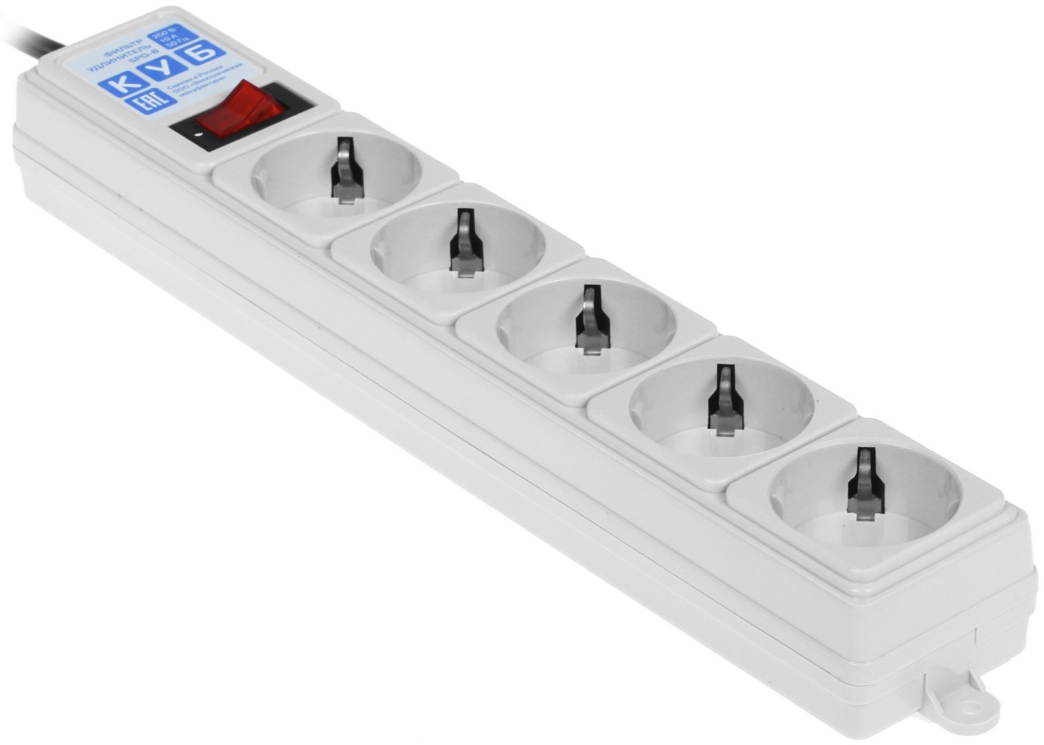 Сетевой фильтр Power Cube SPG-B-6 1.9 м