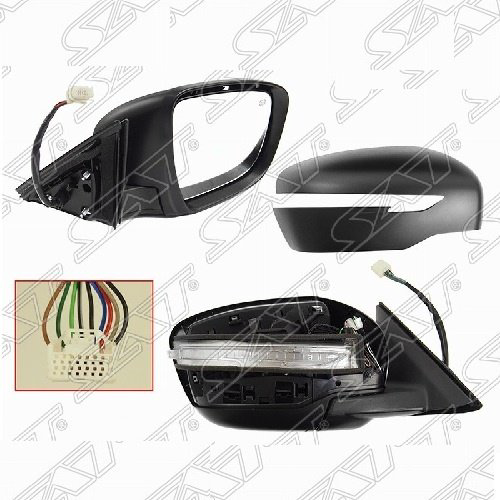 Зеркало в сборе SAT правое для Nissan X-Trail 2014-2020 купить,NaN