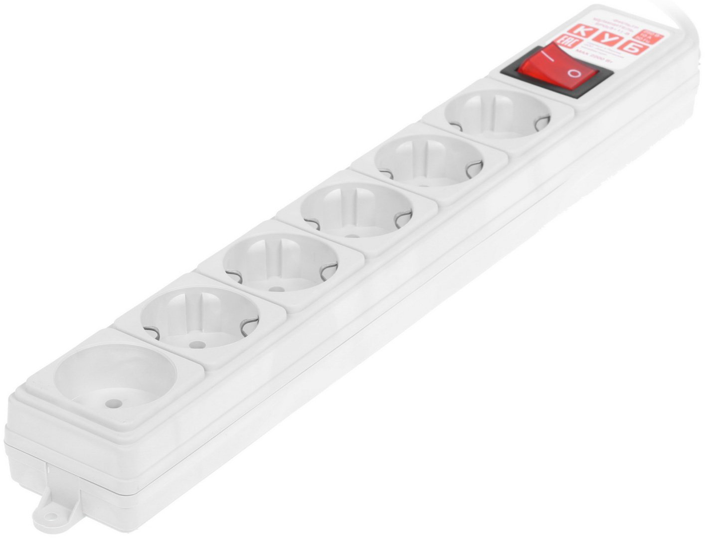 Сетевой фильтр Power Cube SPG(5+1)-B-6 1.9 м купить,NaN