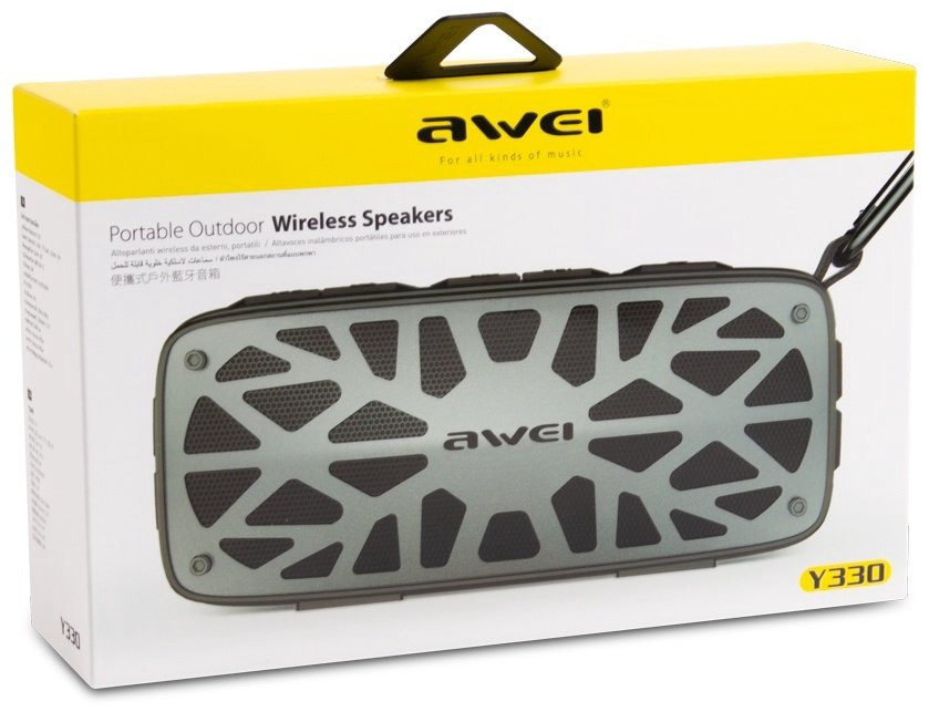 Портативная колонка Awei Y330 черный - ForteMarket Портативная колонка Awei Y330 черный купить,11990