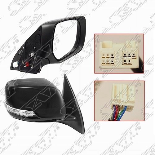 Зеркало в сборе SAT правое для Toyota Land Cruiser Prado 2009-2015