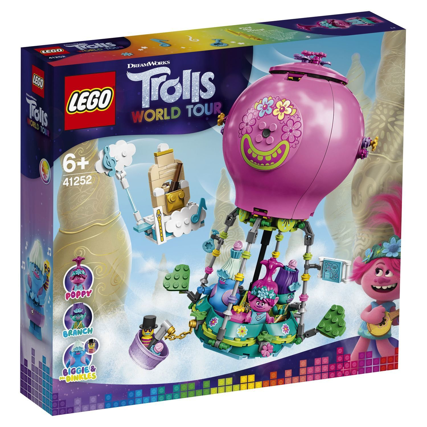 Конструктор Lego Trolls Путешествие Розочки на воздушном шаре 41252 купить,NaN