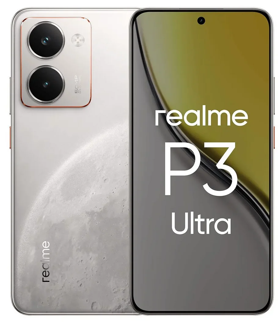 Смартфон Realme P3 Ultra 12 ГБ/256 ГБ белый + подарок