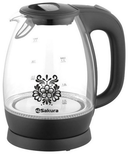 Электрочайник Sakura SA-2715 BK черный