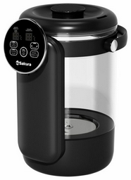 Термопот SAKURA SA-1374BK черный, прозрачный