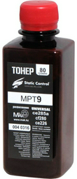 Тонер Static Control MPT9.80g (0040316) черный