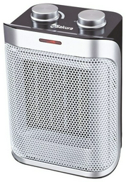 Тепловентилятор Sakura SA-0557 серебристый