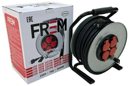 Удлинитель на катушке Frem У-50-2,5-RUBBER/M 50 м
