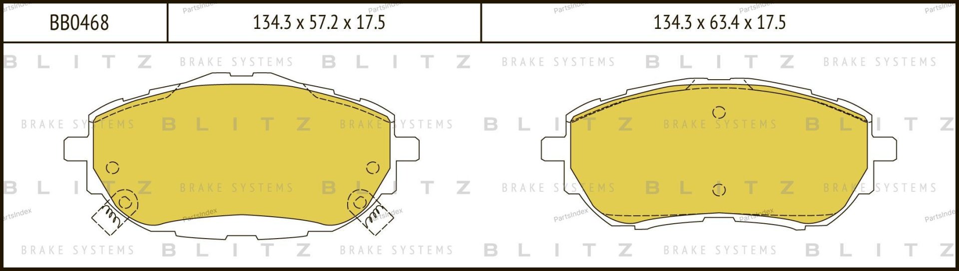 BLITZ Колодки Тормозные Дисковые BB0468 купить,NaN