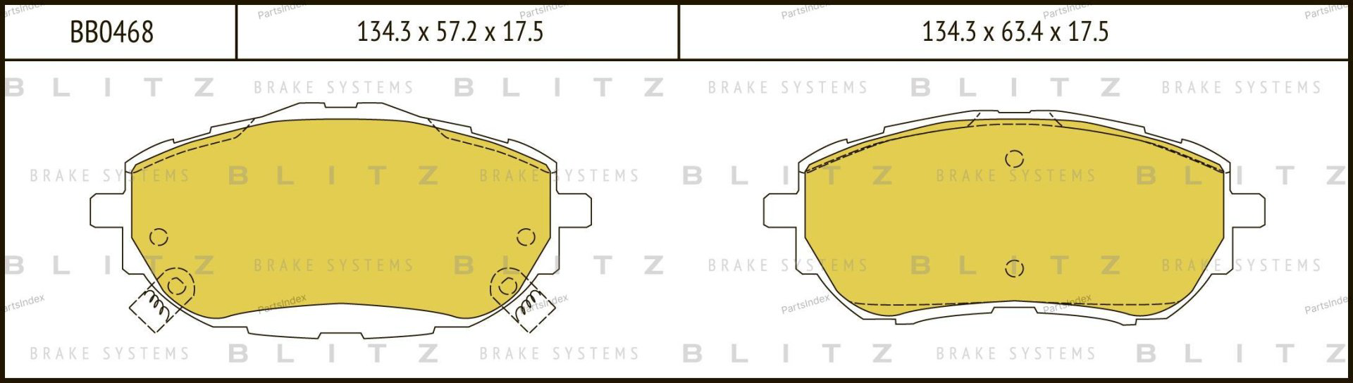 BLITZ Колодки Тормозные Дисковые BB0468 купить,NaN