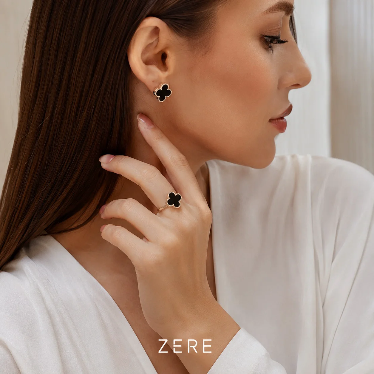 Комплект украшений Zere ZR230601 золото 18р 6.65гр купить,574875