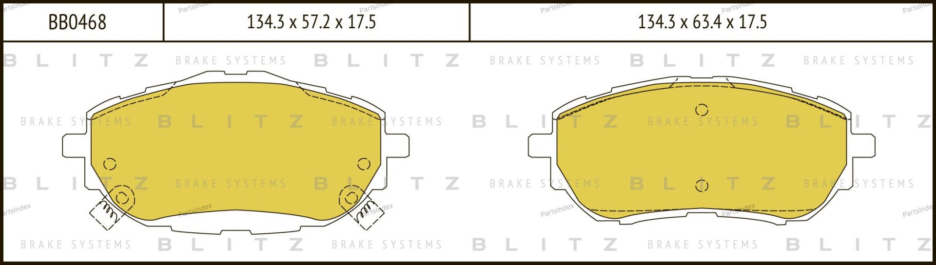 BLITZ Колодки Тормозные Дисковые BB0468 купить,NaN