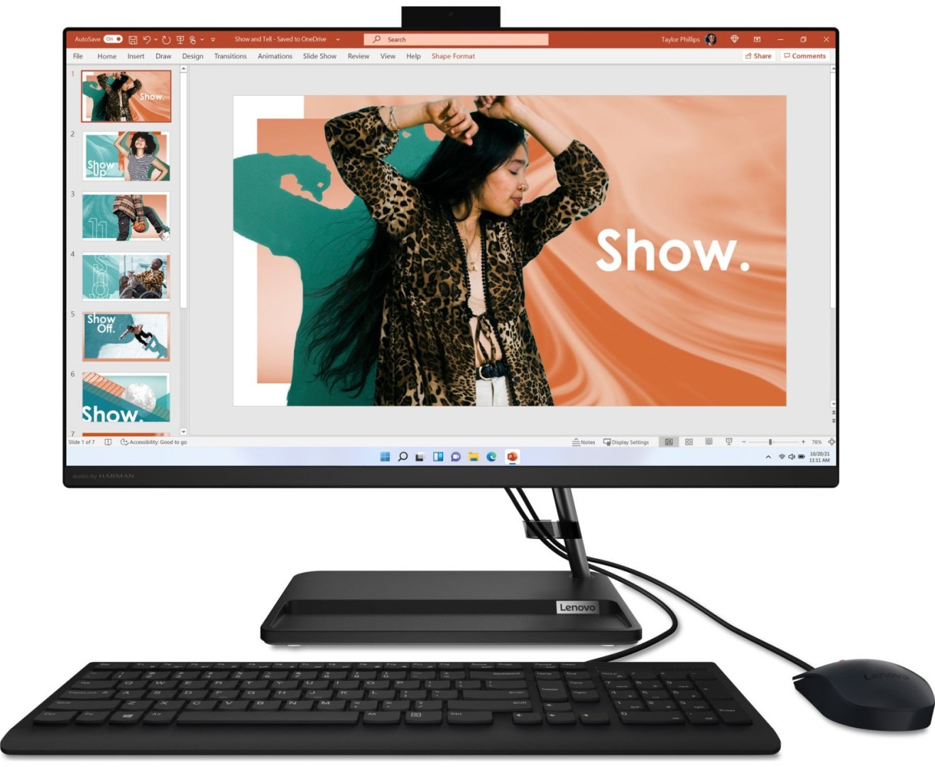 Моноблок Lenovo IdeaCentre AIO 3 27IAP7 F0GJ00V4RK черный