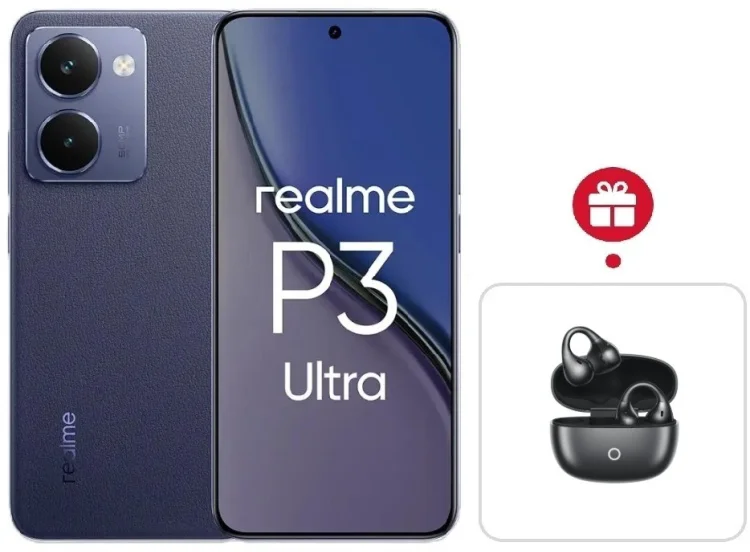 Смартфон Realme P3 Ultra 12 ГБ/256 ГБ синий + подарок купить,NaN