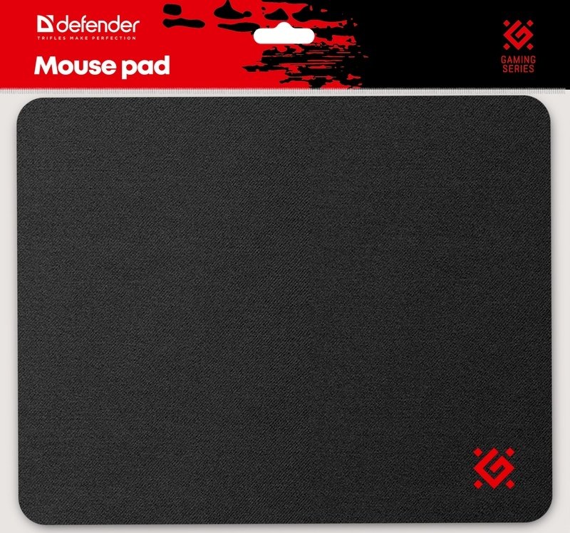 Коврик для мыши Defender Black One 200x250x2 мм черный купить,0