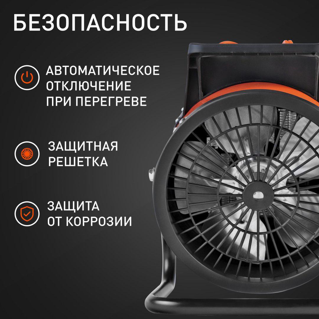 Тепловая электрическая пушка Patriot PTR 5 S, 3 кВт купить,NaN