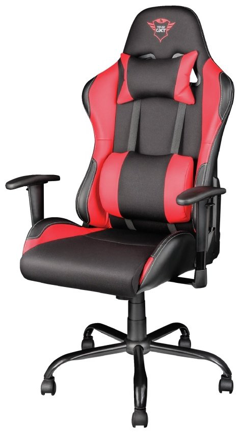 Игровое кресло Trust GXT 707R Resto, черный, красный