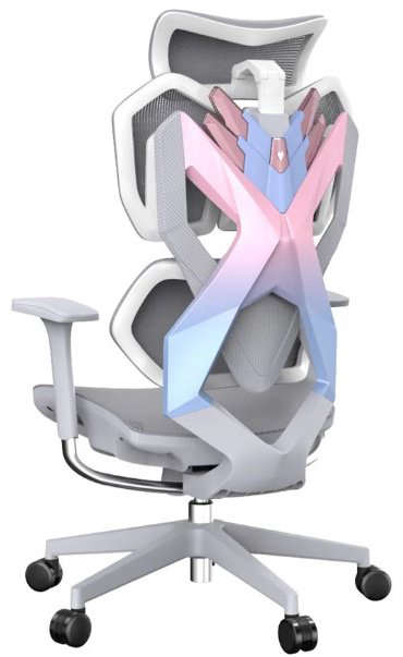 Игровое кресло Sihoo X5C-207 Gray , белый