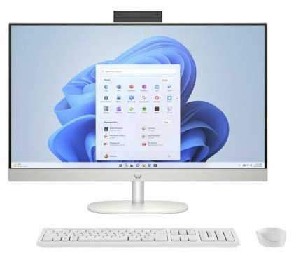 Моноблок HP HP All-in-One Desktop PC 24-cr0017ci 7Y0B4EA белый купить,NaN