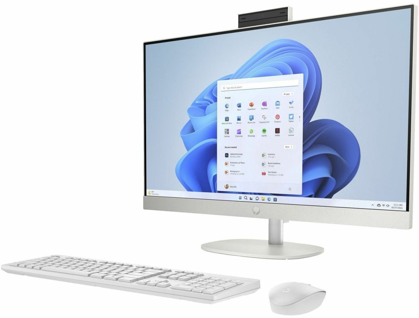 Моноблок HP HP All-in-One Desktop PC 24-cr0017ci 7Y0B4EA белый купить,NaN