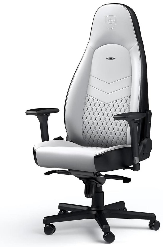 Игровое кресло Noblechairs Icon NBL-ICN-PU-WBK, белый, черный