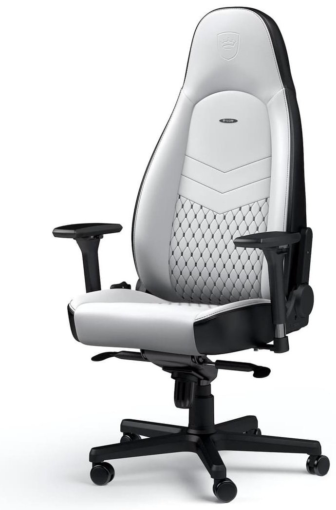 Игровое кресло Noblechairs Icon NBL-ICN-PU-WBK, белый, черный