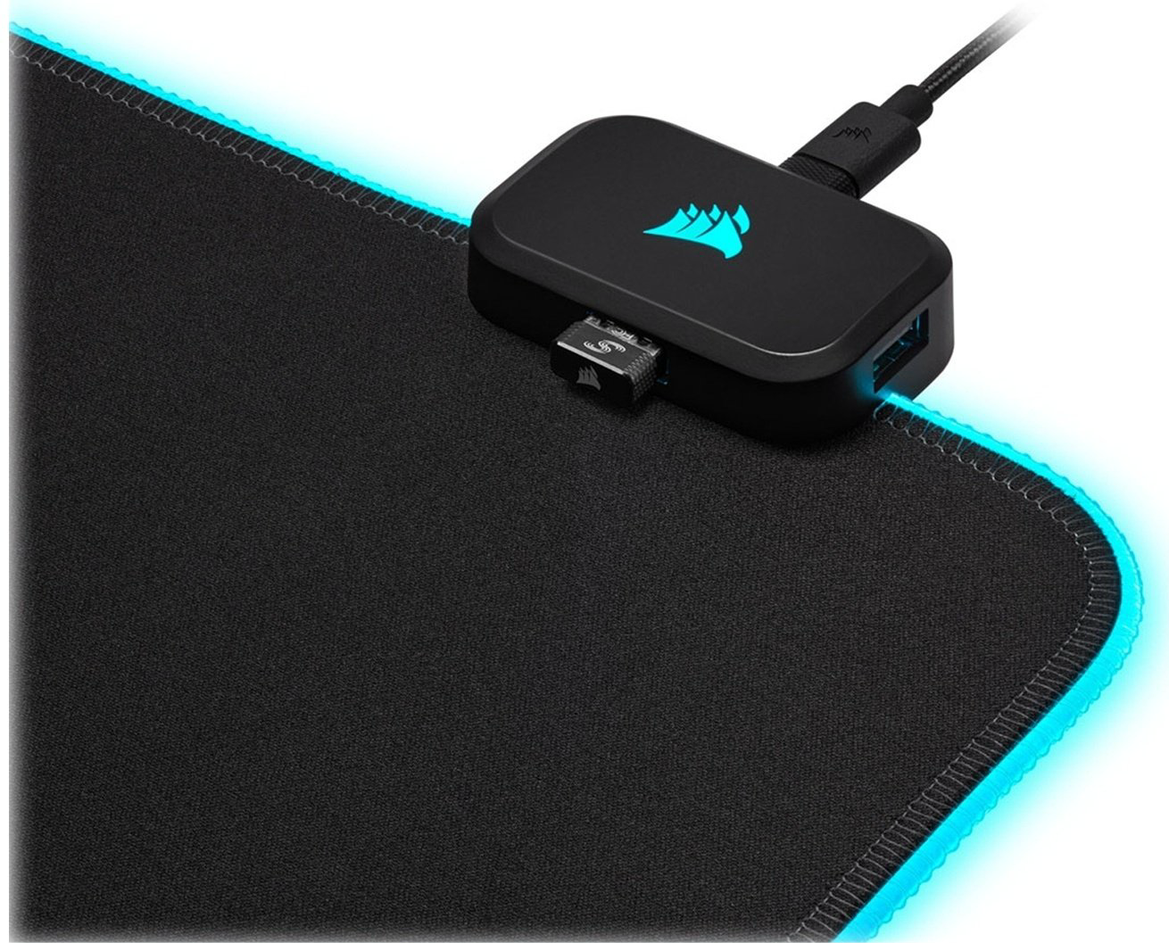 Коврик для мыши Corsair MM700 RGB 610x1220x3 мм черный купить,NaN