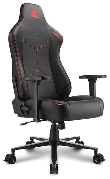Игровое кресло Sharkoon Skiller SGS30, красный, черный - ForteMarket Игровое кресло Sharkoon Skiller SGS30, красный, черный купить,0