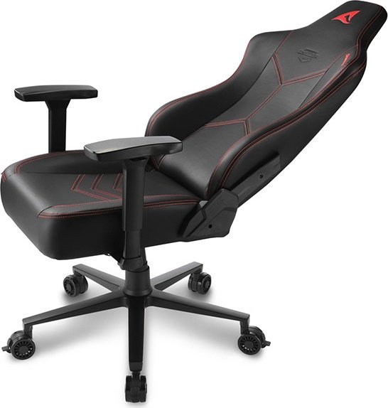 Игровое кресло Sharkoon Skiller SGS30, красный, черный