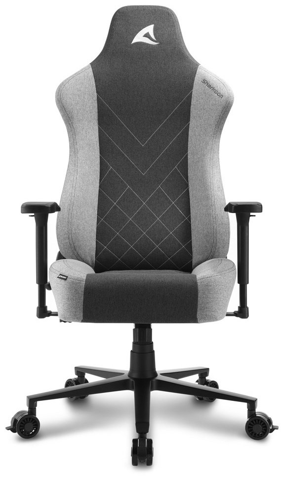 Игровое кресло Sharkoon Fabric, серый