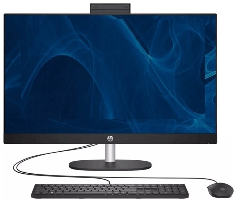 Моноблок HP All-in-One 27-cr0018ci 7Y0D2EA черный купить,NaN
