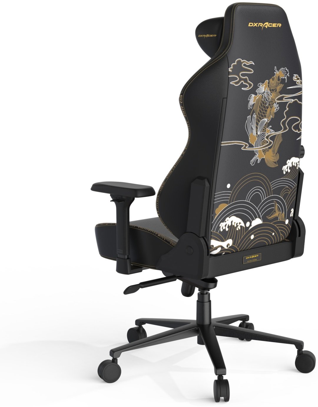 Игровое кресло DXRacer Craft Pro Koi Fish, черный, коричневый купить,NaN