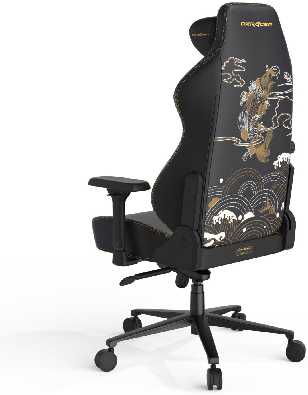 Игровое кресло DXRacer Craft Pro Koi Fish, черный, коричневый купить,NaN