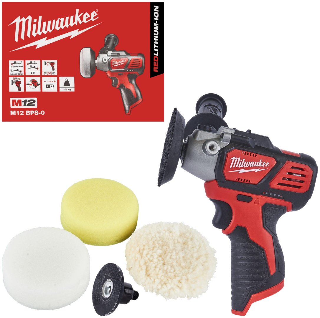 Шлифмашина полировальная Milwaukee M12 BPS-0 4933447791 купить,0