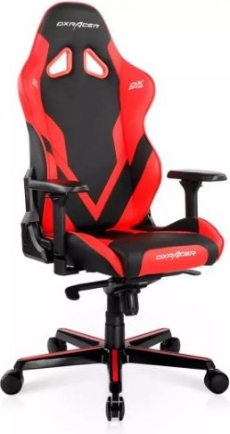 Игровое кресло DXRacer GC-G001-NR-B2-423, черный-красный