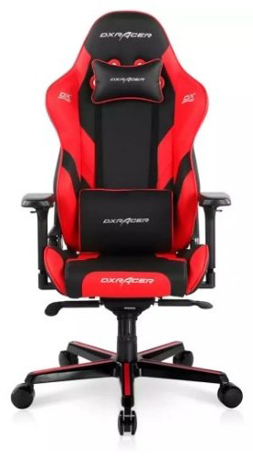 Игровое кресло DXRacer GC-G001-NR-B2-423, черный-красный