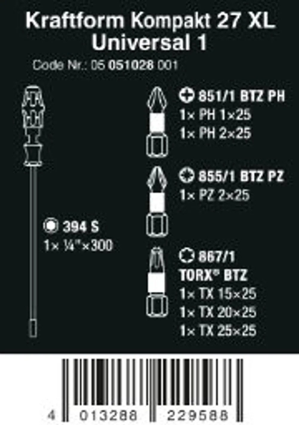 Wera рукоять для бит эргономичная ручка 05051028001 PH1х300 мм - ForteMarket Wera рукоять для бит эргономичная ручка 05051028001 PH1х300 мм купить,0