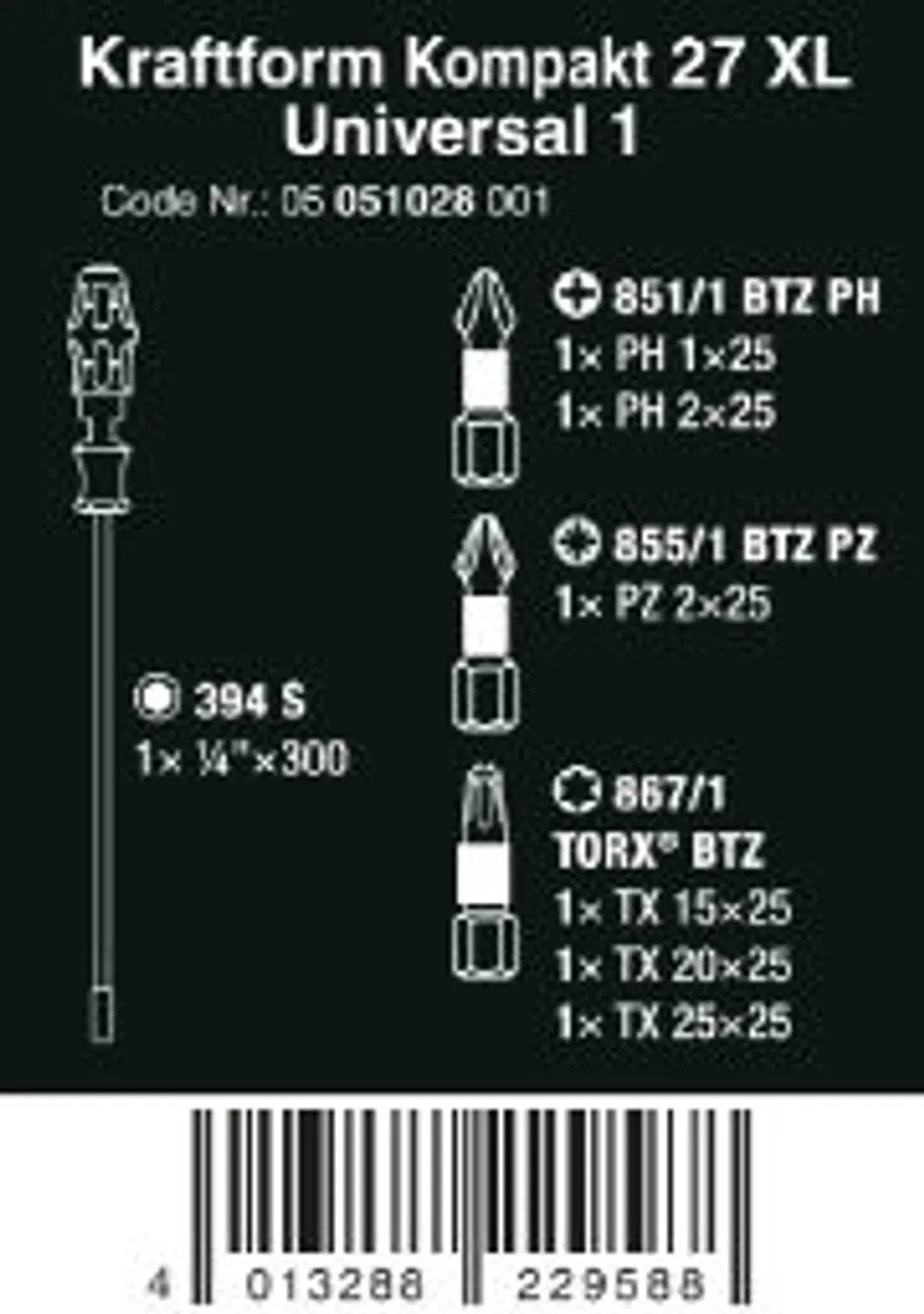 Wera рукоять для бит эргономичная ручка 05051028001 PH1х300 мм купить,NaN