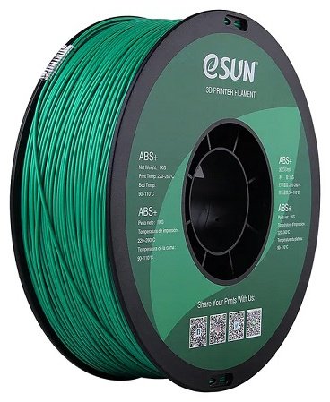 Пластик для 3D-печати ESUN ABS&#43;175V1 зеленый