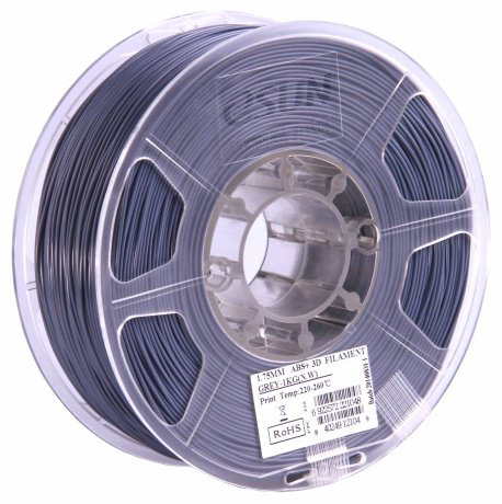 Пластик для 3D-печати ESUN ABS+175G1 серый купить,NaN